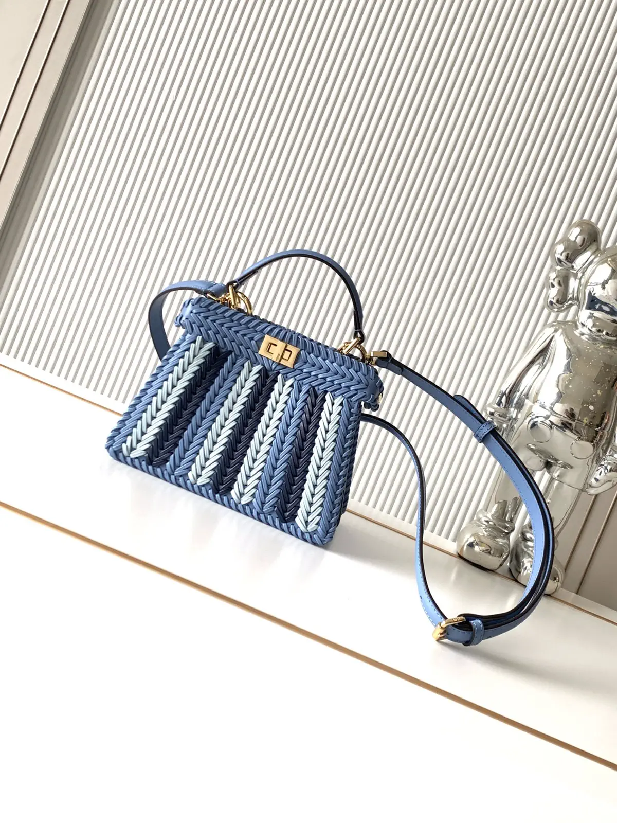 FENDI Peekaboo ISeeU Mini Top Handle Bag image 1