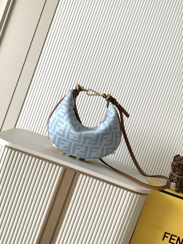 FENDI Fendigraphy Mini Hobo Crossbody Bag image 1