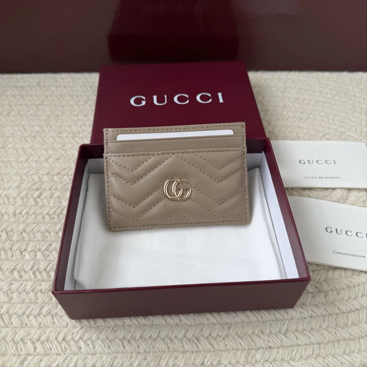 Gucci Quilted Card Holder image 1