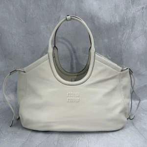 Miu Miu Nappa Leather Tote Bag image 1