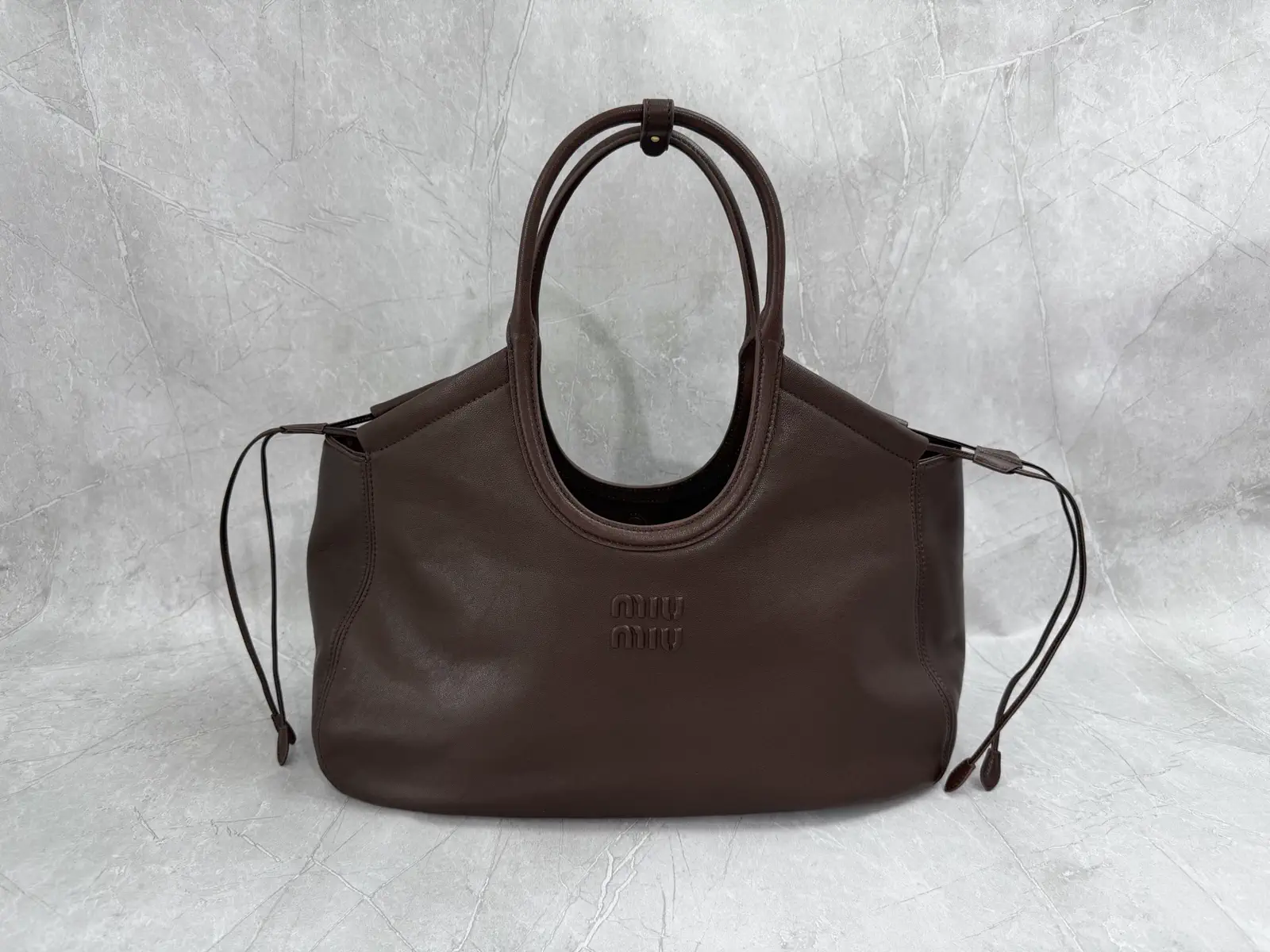 Miu Miu Nappa Leather Tote Bag image 1