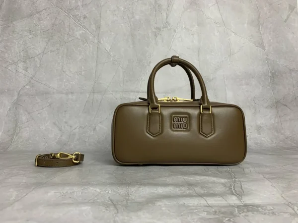 Miu Miu Olive Brown Top Handle Bag image 1