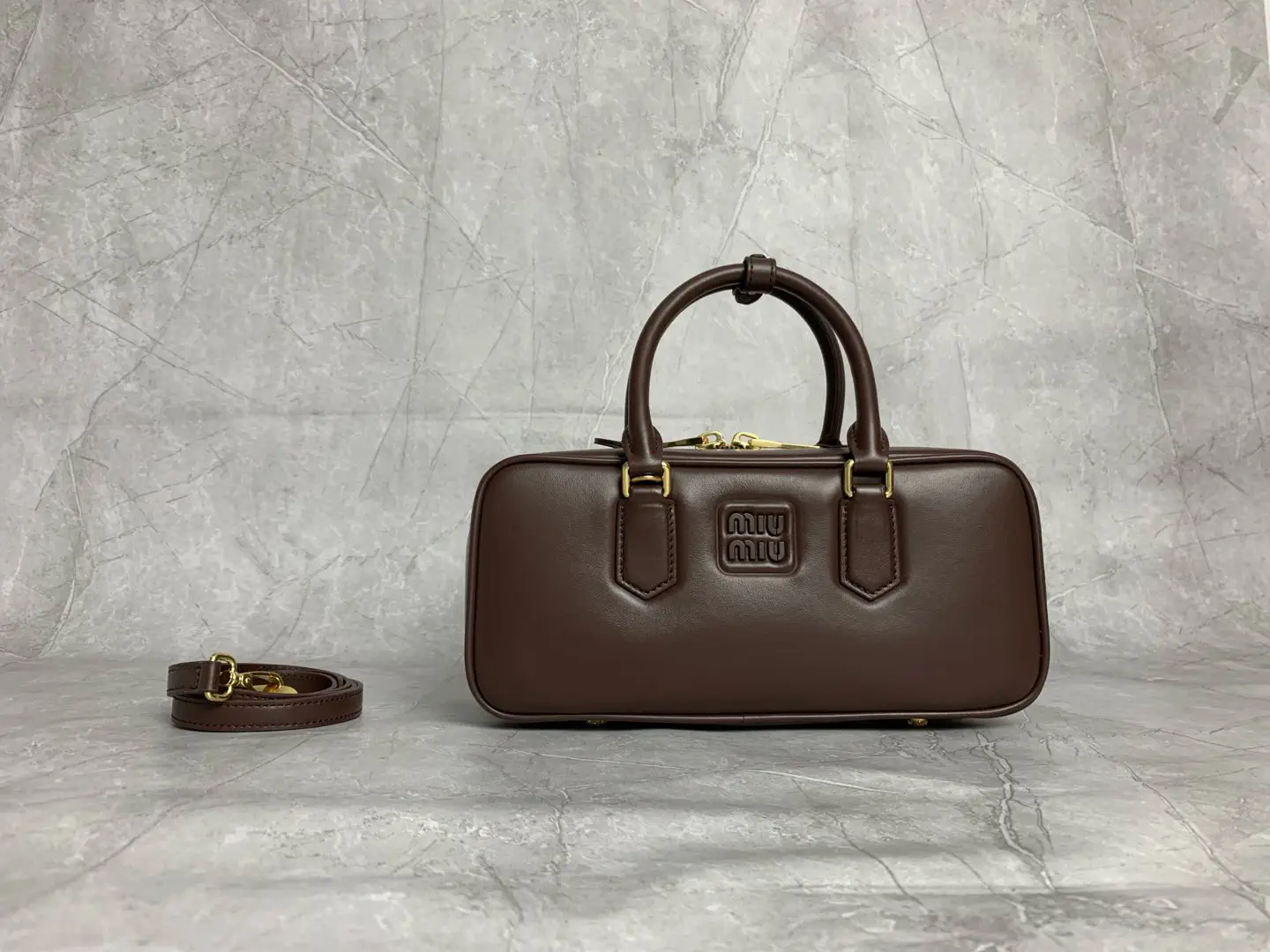 Miu Miu Brown Top Handle Bag image 1