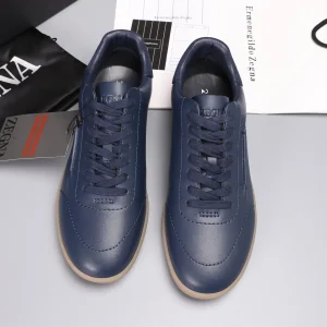 Men's Leather Casual Sneakers image 1