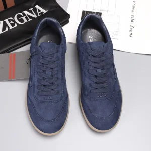Ermenegildo Zegna Men's Suede Casual Sneakers image 1