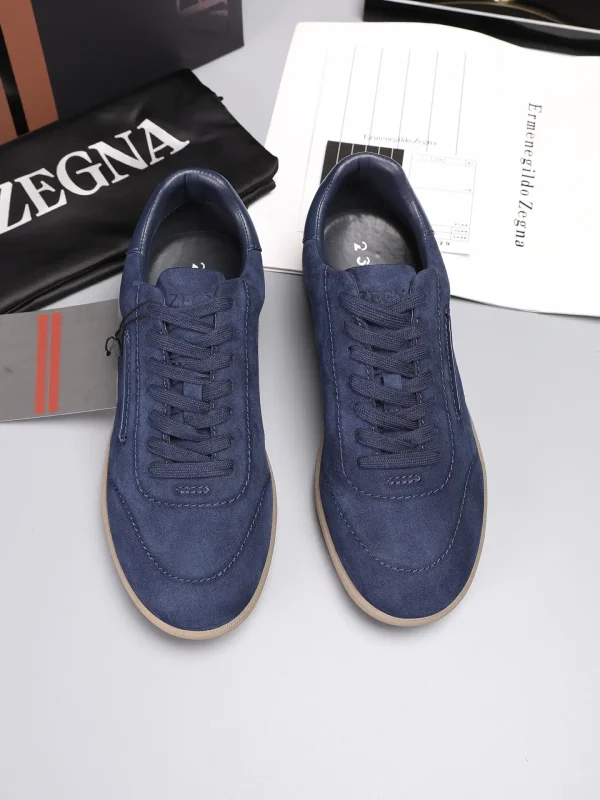 Ermenegildo Zegna Men's Suede Casual Sneakers image 1