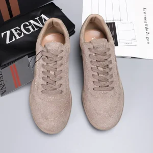 Ermenegildo Zegna Men's Suede Casual Sneakers image 1