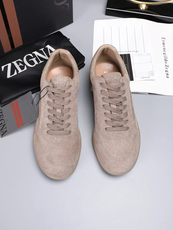 Ermenegildo Zegna Men's Suede Casual Sneakers image 1