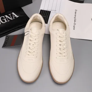 Ermenegildo Zegna Men's Leather Casual Sneakers image 1
