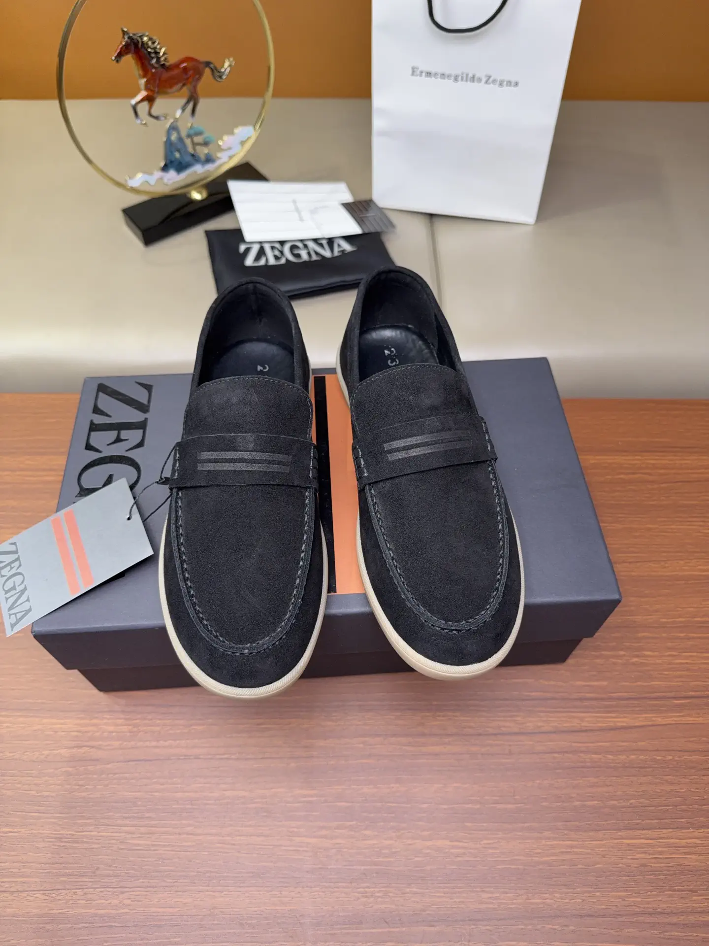 Ermenegildo Zegna Men's Casual Loafer Shoes image 1