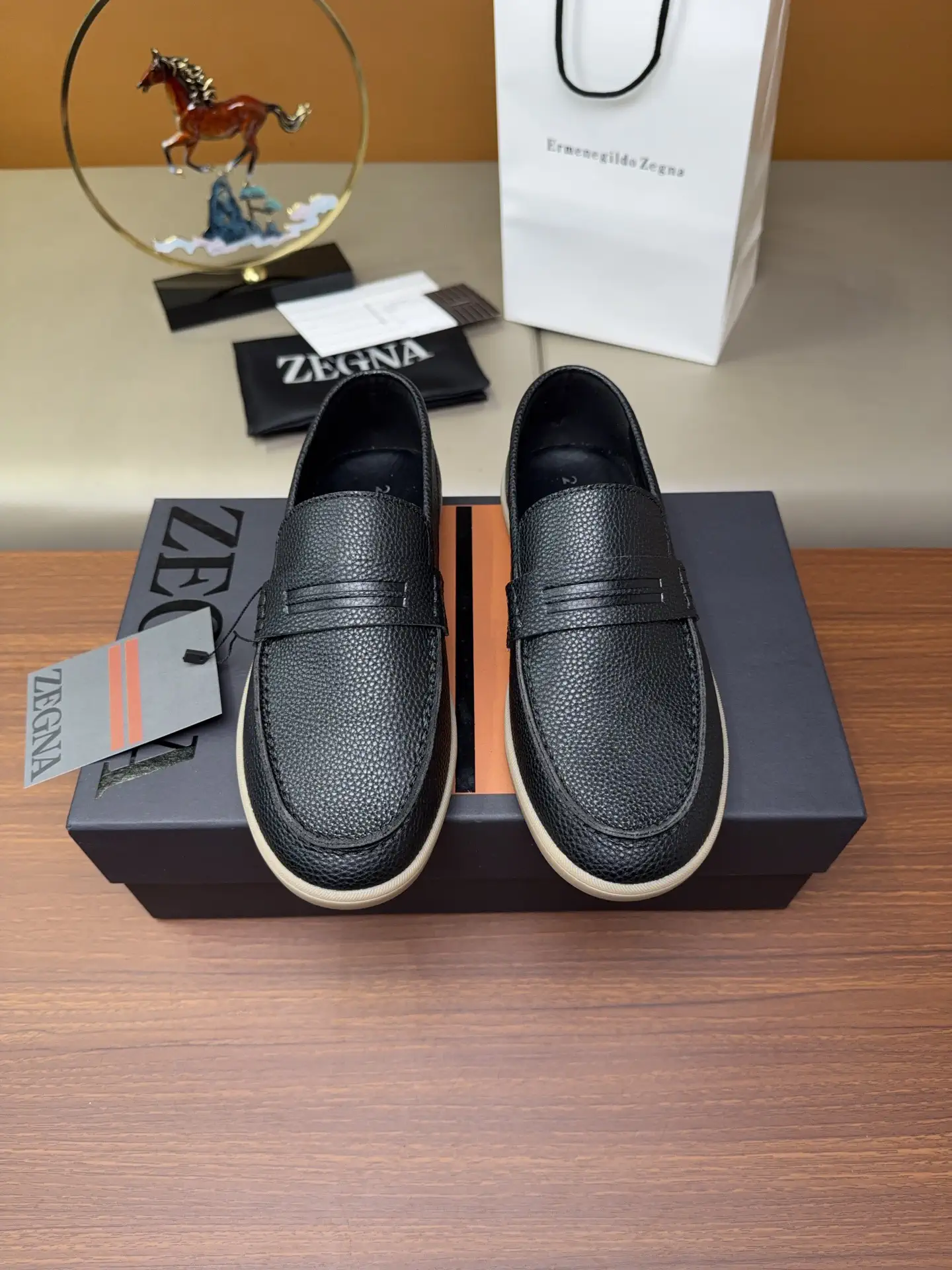 Ermenegildo Zegna Men's Casual Loafer Shoes image 1