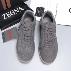 Ermenegildo Zegna Men's Suede Casual Sneakers image 1