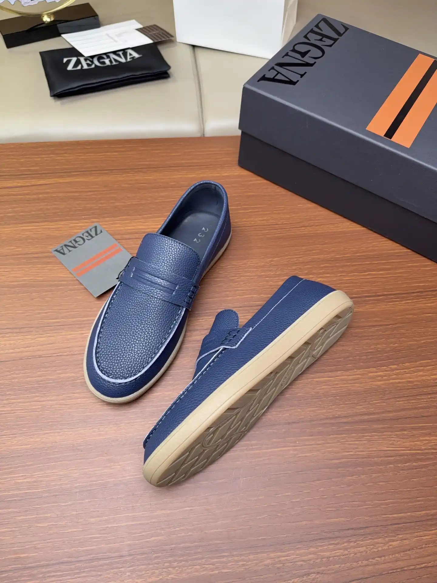 Ermenegildo Zegna Men's Casual Loafer Shoes image 1
