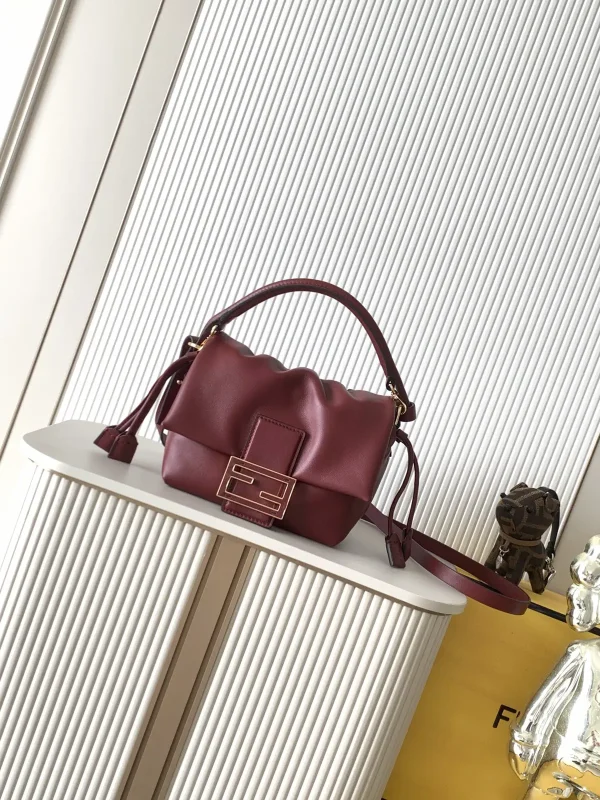 FENDI Leather Top Handle Crossbody Bag image 1