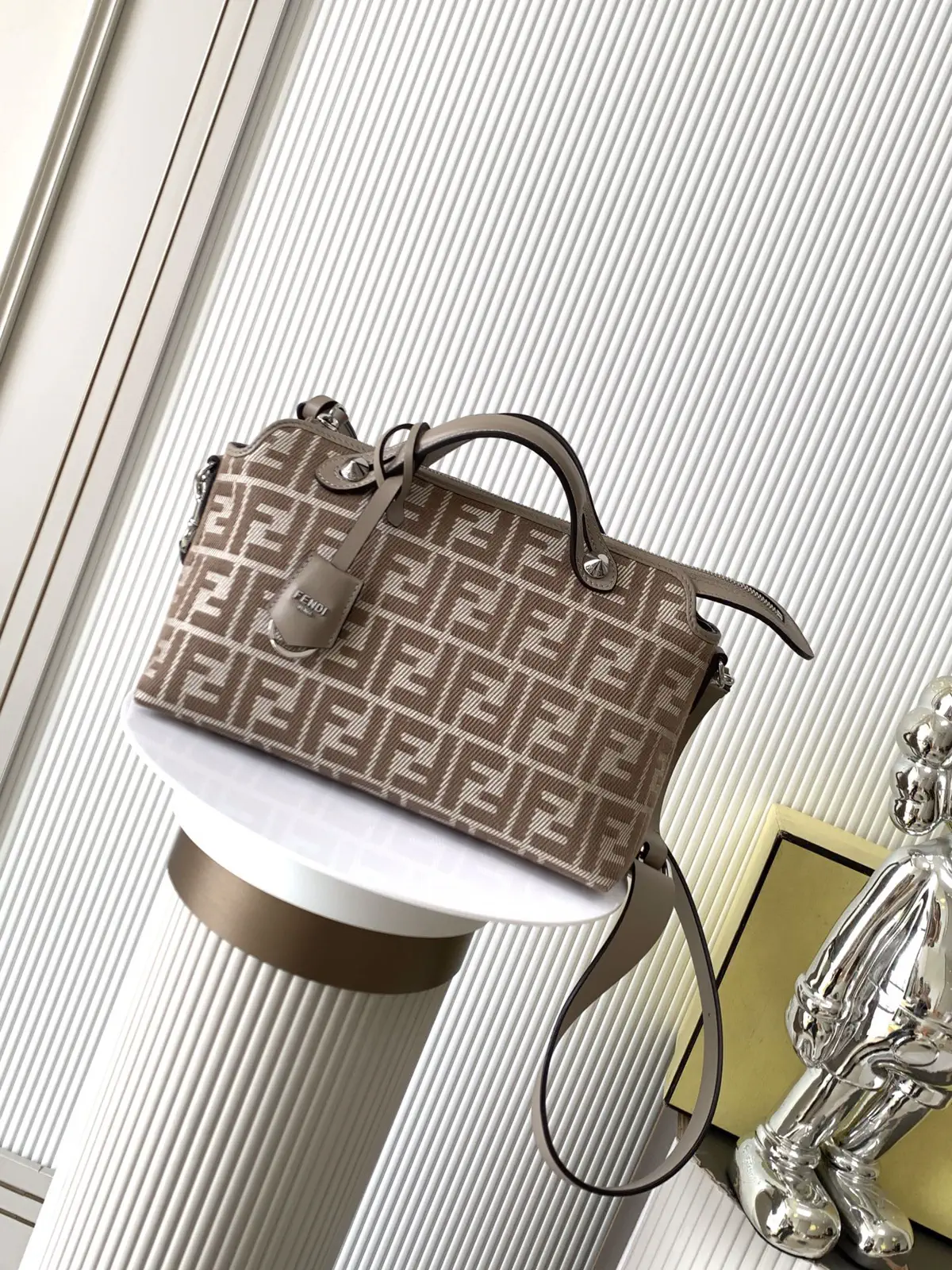FENDI By The Way Soft Medium Monogram Satchel image 1