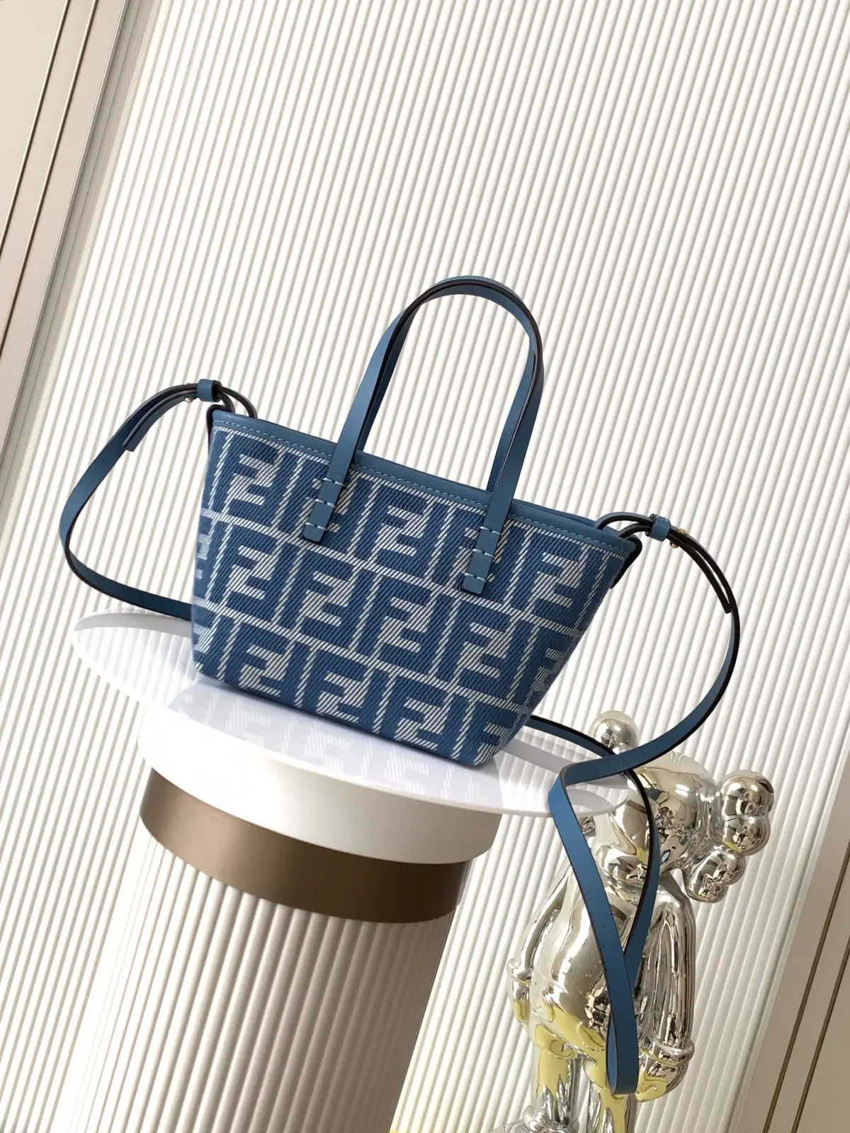 FENDI Monogram Mini Top Handle Crossbody Bag image 1
