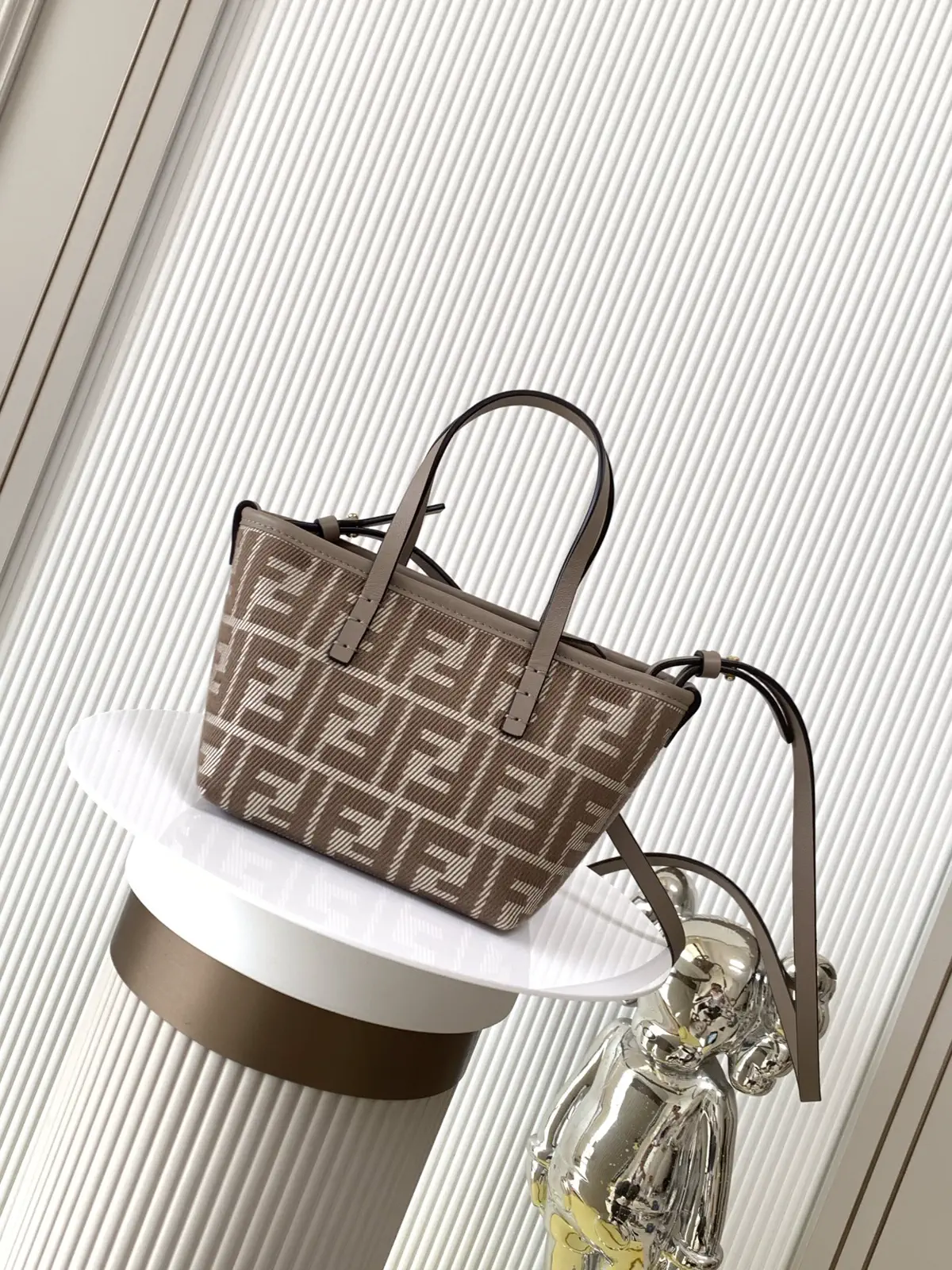 FENDI Roll Mini Monogram Top Handle Bag image 1
