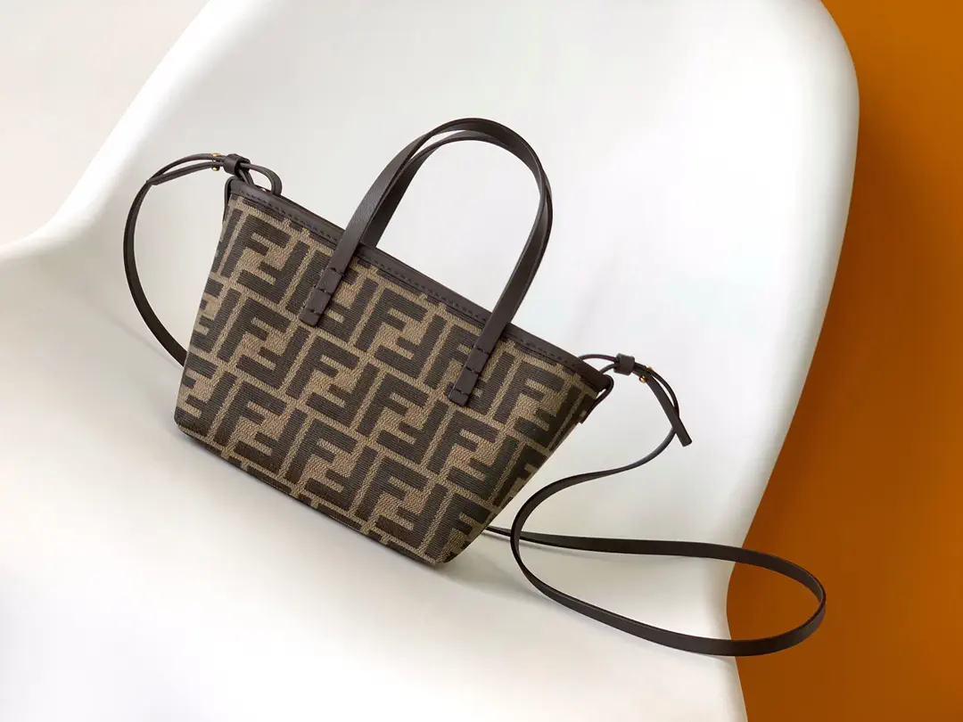 FENDI Monogram Mini Top Handle Crossbody Bag image 1