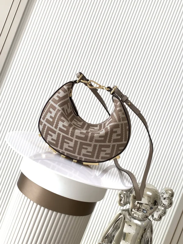 FENDI Fendigraphy Mini Hobo Crossbody Bag image 1