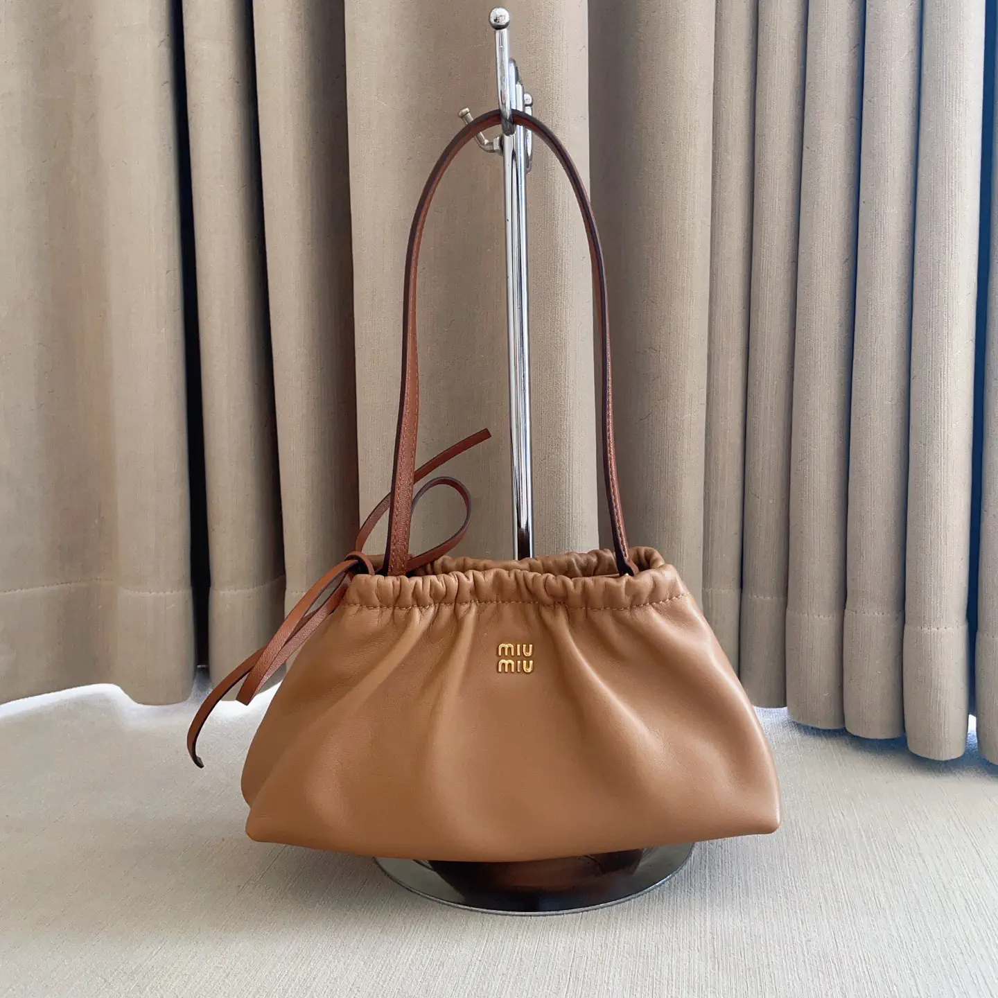 Miu Miu Ruched Mini Shoulder Bag image 1