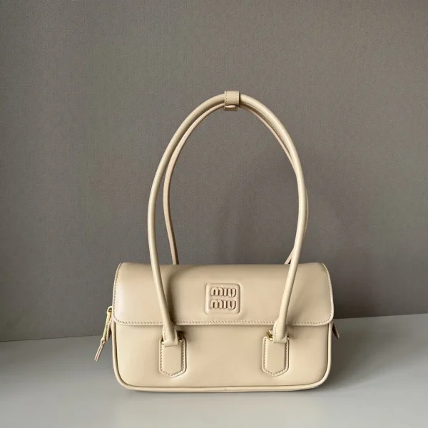 Miu Miu Beige Arcadia Shoulder Bag image 1