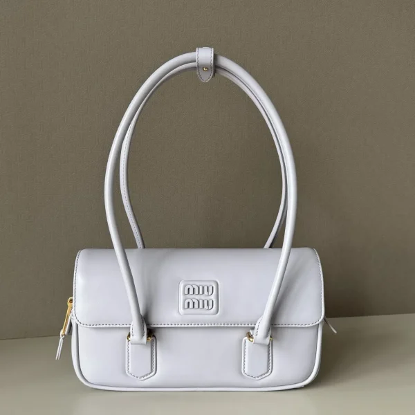 Miu Miu Light Gray Shoulder Bag image 1