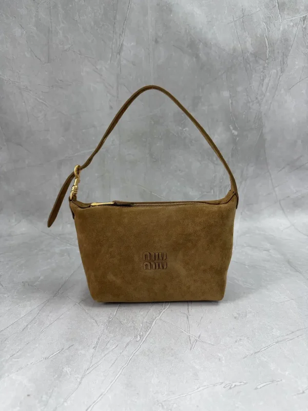 Miu Miu Suede Shoulder Bag image 1