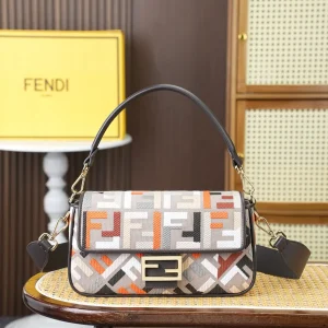 FENDI Baguette Monogram Shoulder Bag image 1