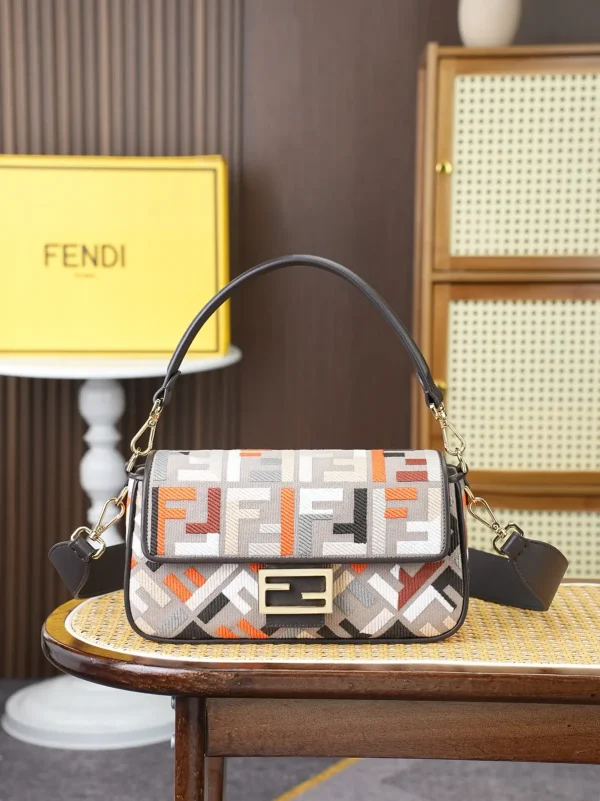 FENDI Baguette Monogram Shoulder Bag image 1