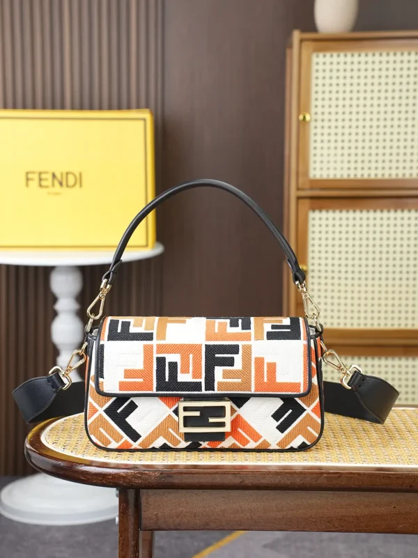 FENDI Baguette Monogram Shoulder Bag image 1