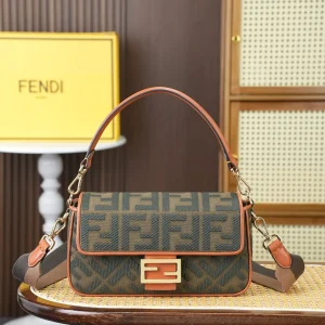 FENDI Baguette Monogram Shoulder Bag image 1