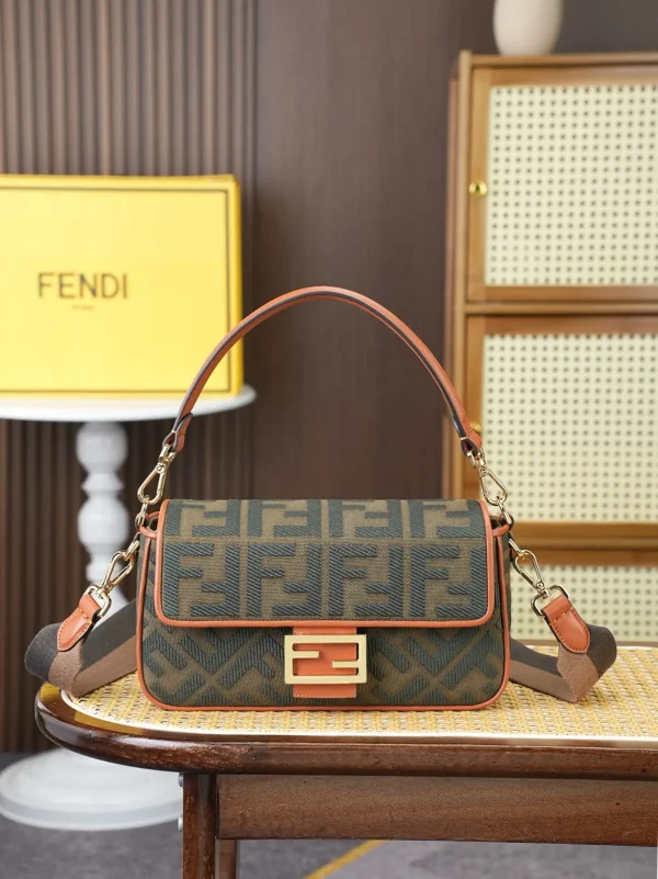 FENDI Baguette Monogram Shoulder Bag image 1