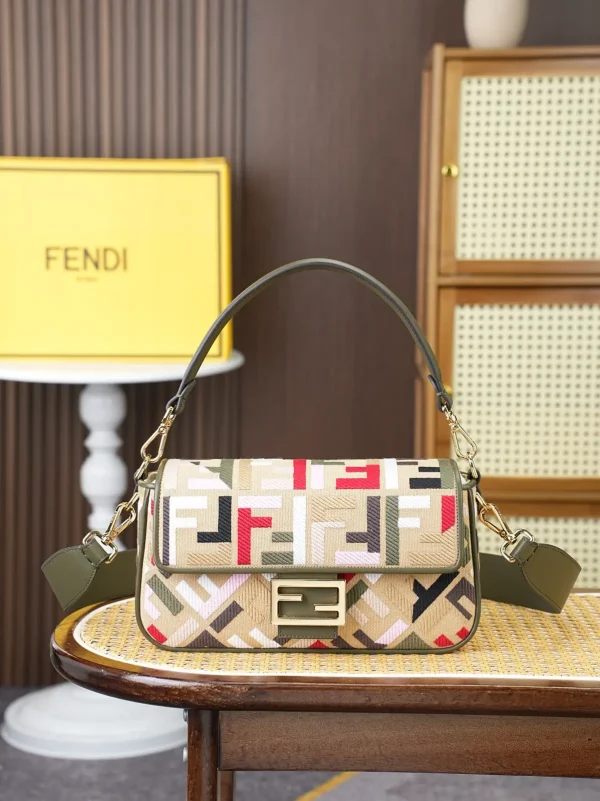 FENDI Baguette Monogram Shoulder Bag image 1