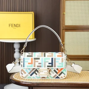 FENDI Baguette Monogram Shoulder Bag image 1