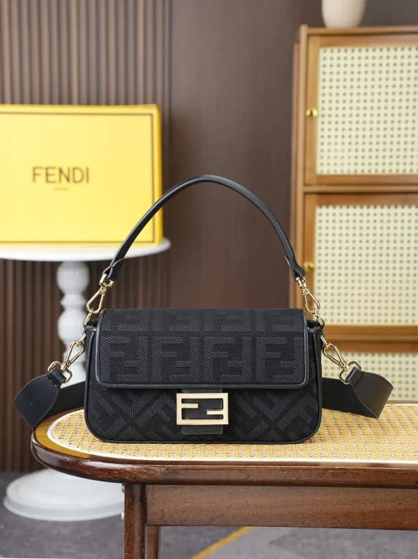 FENDI Baguette Monogram Shoulder Bag image 1