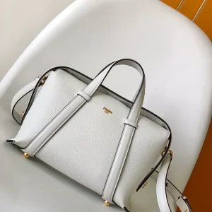 FENDI Medium Boston Leather Handbag image 1
