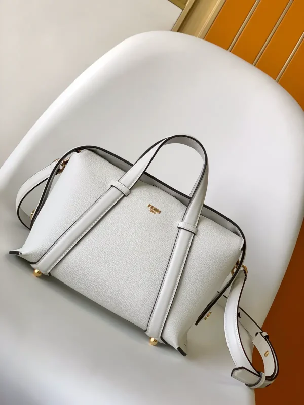 FENDI Medium Boston Leather Handbag image 1