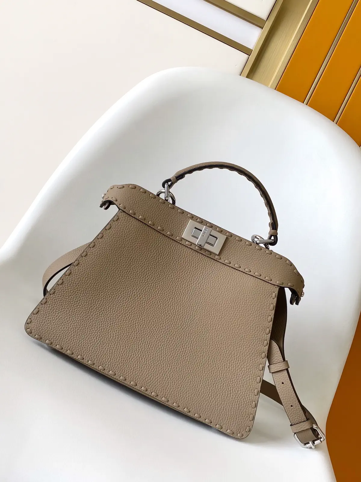 FENDI Peekaboo ISeeU Top Handle Bag image 1
