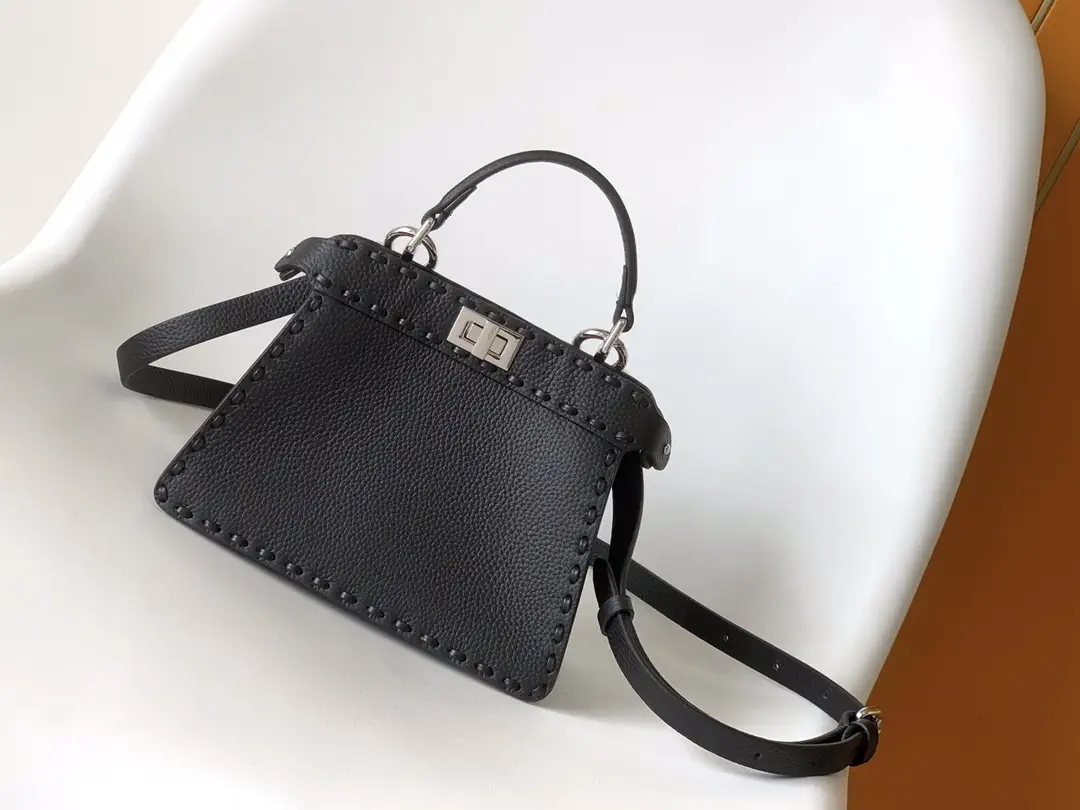 FENDI Peekaboo ISeeU Mini Top Handle Bag image 1