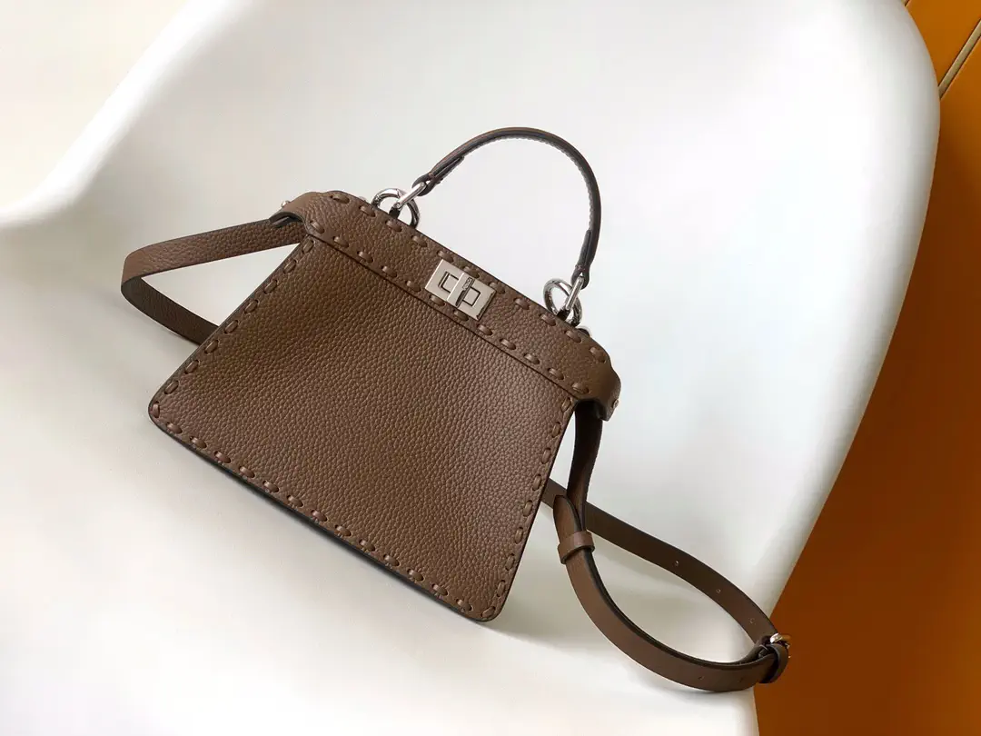 FENDI Peekaboo ISeeU Mini Top Handle Bag image 1