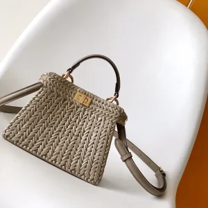 FENDI Peekaboo ISeeU Mini Top Handle Bag image 1