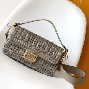 FENDI Baguette Woven Shoulder Bag image 1