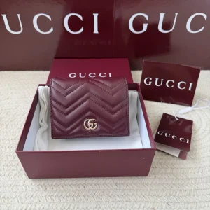 Gucci Quilted GG Logo Card Holder image 1