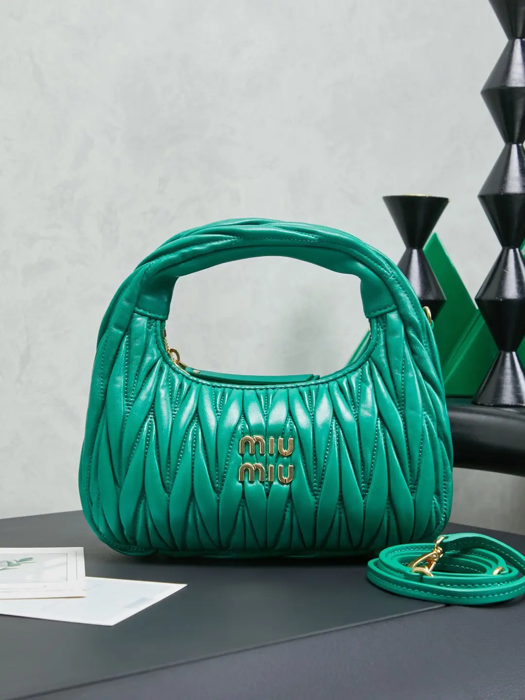 Miu Miu Quilted Top Handle Bag image 1