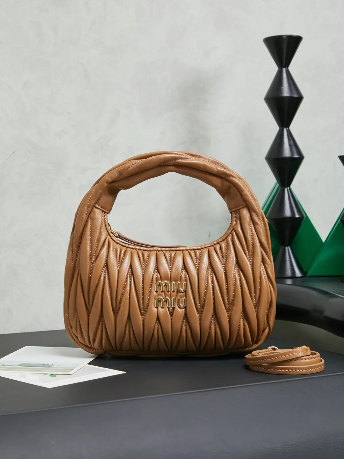 Miu Miu Quilted Top Handle Bag image 1