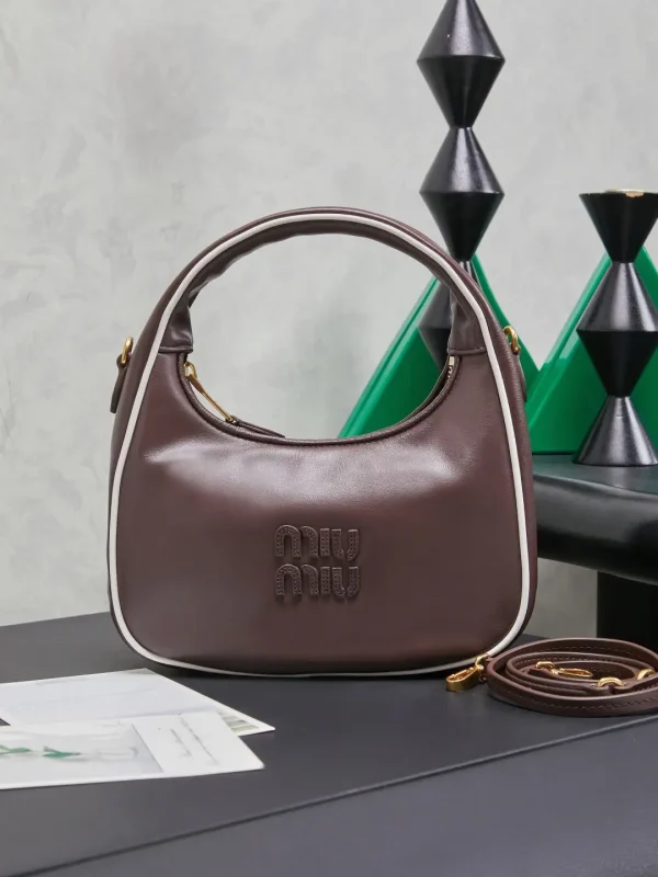 Miu Miu Brown Hobo Shoulder Bag image 1