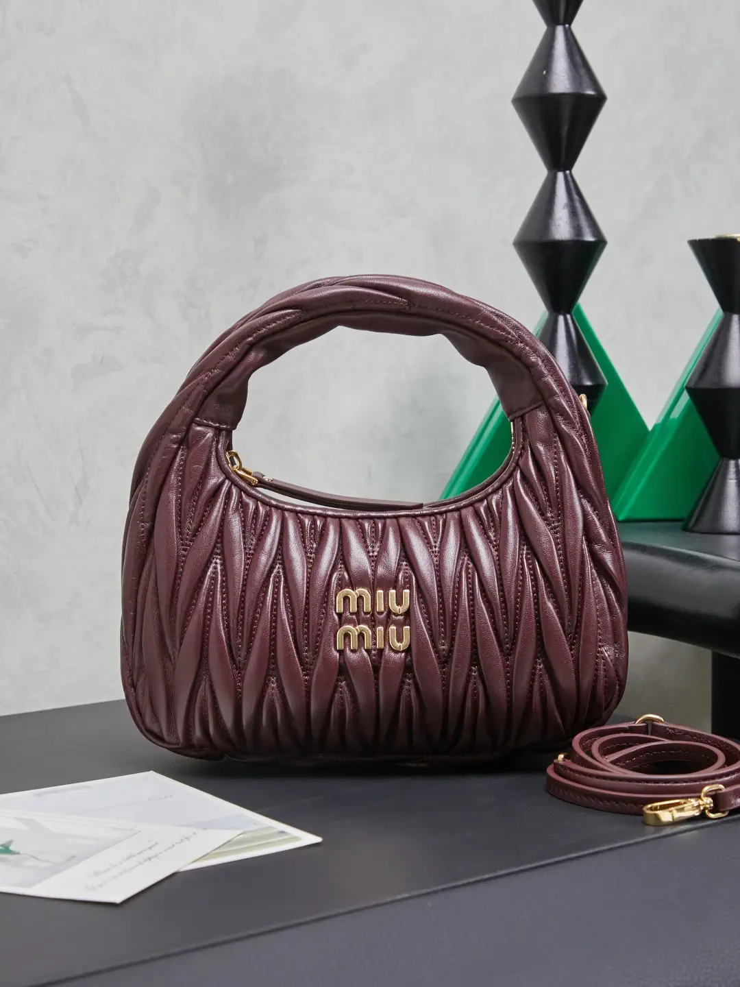 Miu Miu Quilted Top Handle Bag image 1