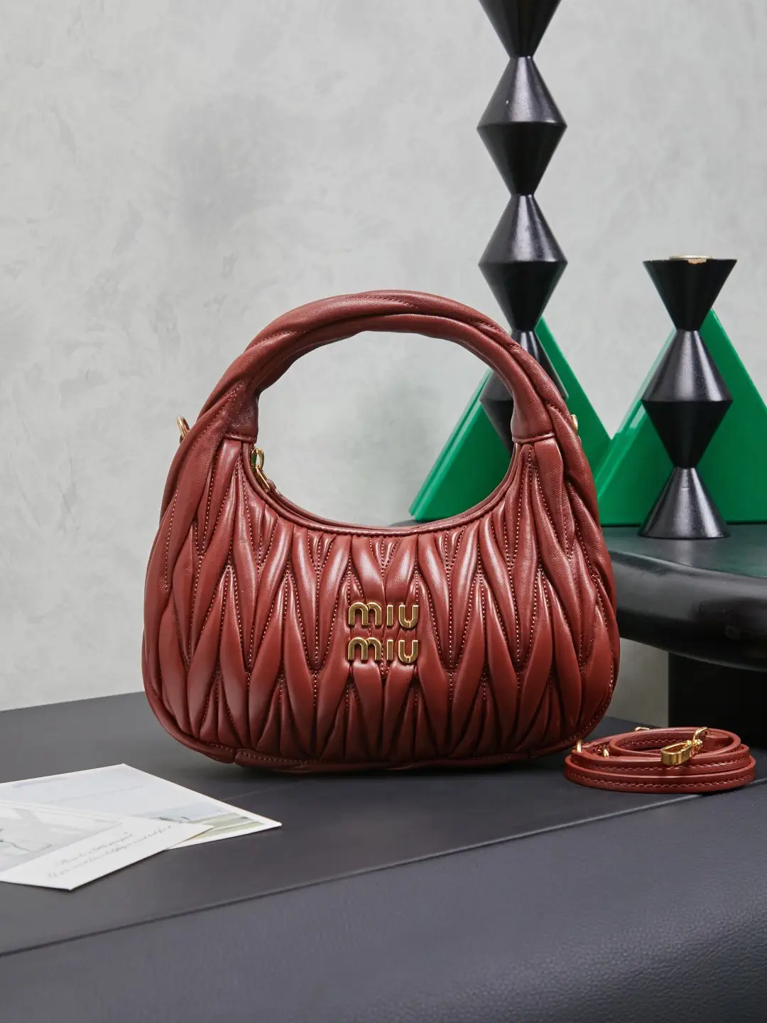 Miu Miu Matelasse Quilted Top Handle Bag image 1