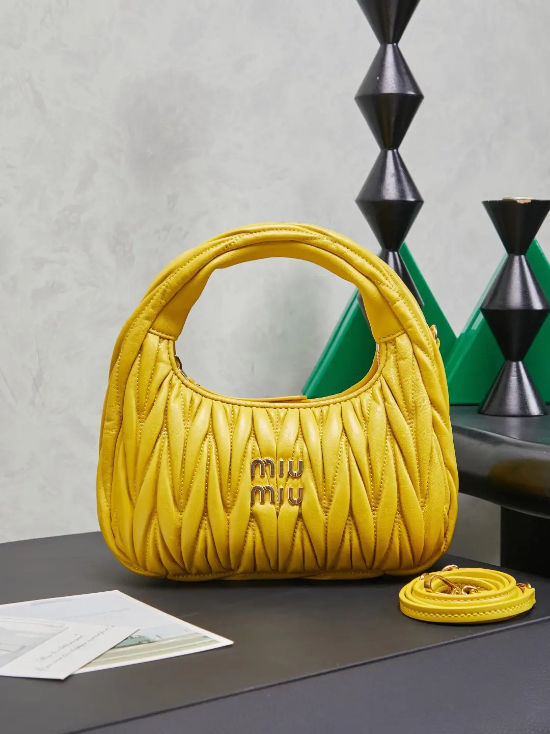 Miu Miu Quilted Top Handle Bag image 1
