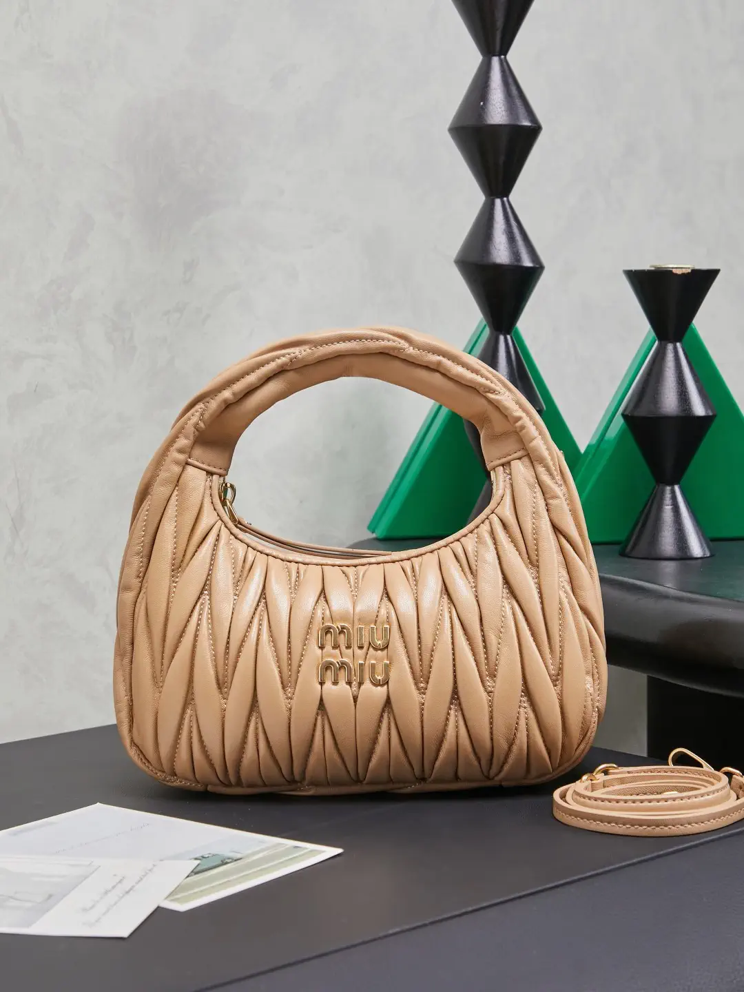 Miu Miu Quilted Top Handle Bag image 1